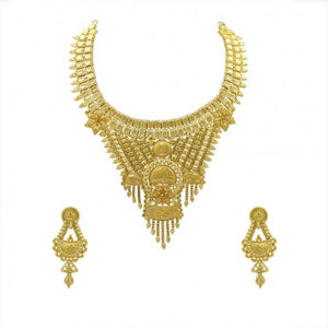 Eye-Catchy Gold Plated Temple Set